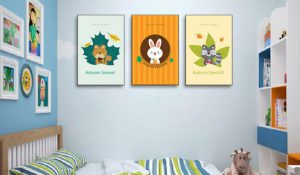 Xu hướng chọn tranh treo tường phòng ngủ trẻ em